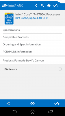 Intel ARK, Menyajikan Spesifikasi Lengkap Produk Intel